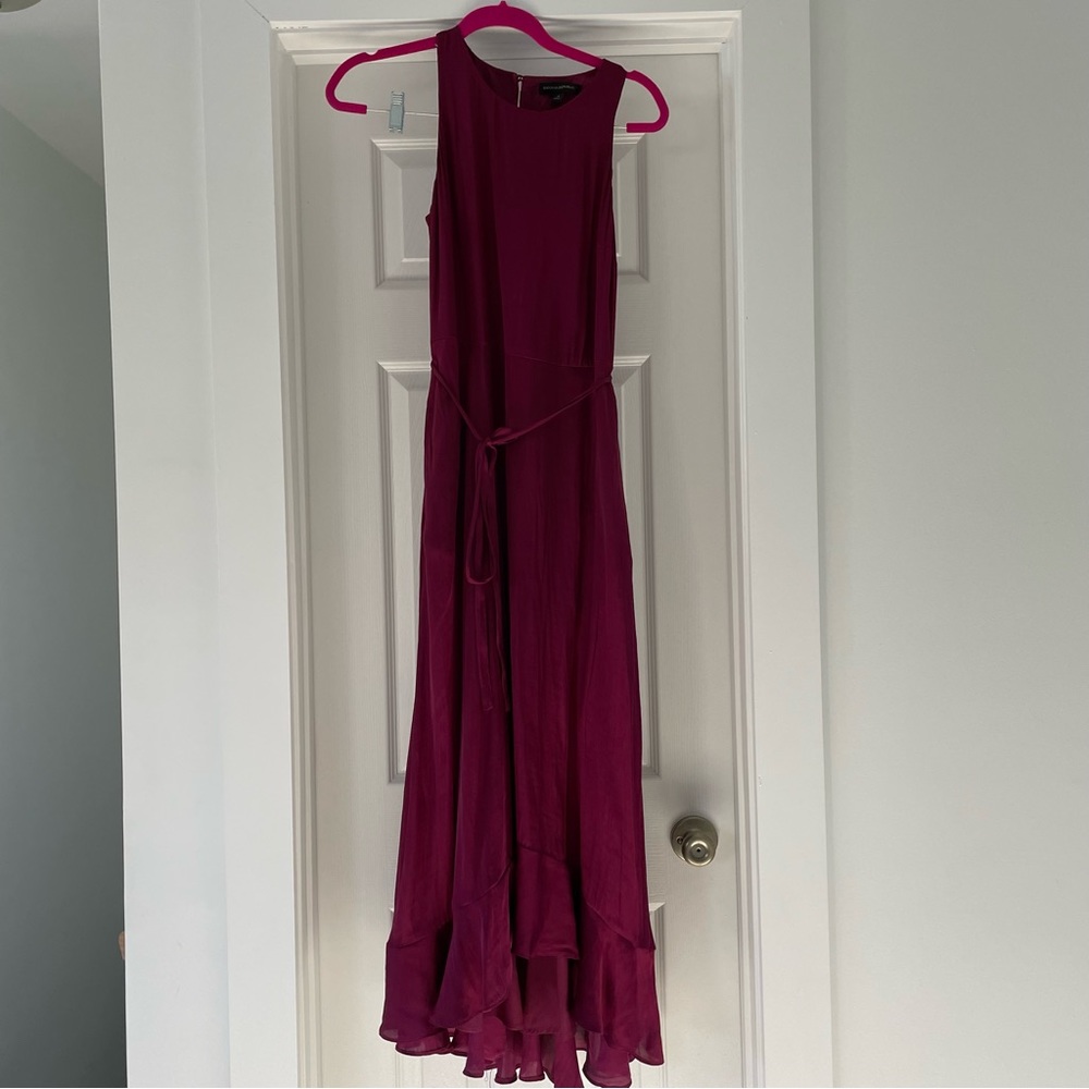 Banana Republic burgundy dress